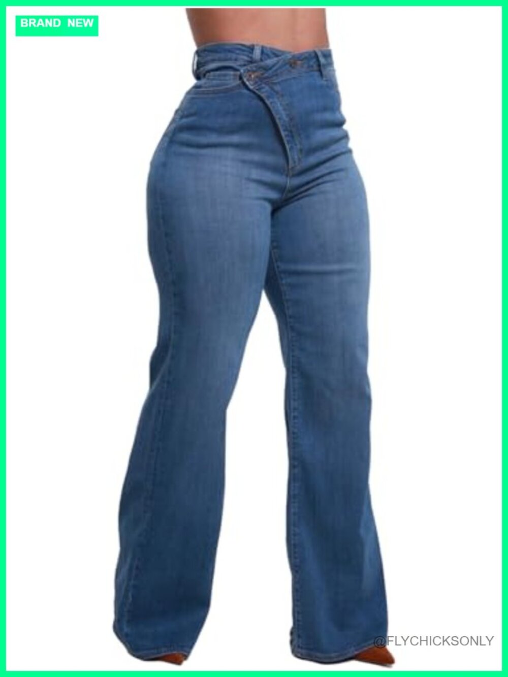 Wide Leg High Rise Baggy Denim Jeans